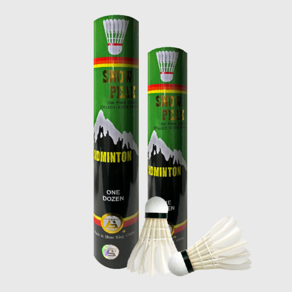 Snowpeak Tournament Grade Badminton Goose Feather Shuttles BWF Approved ...